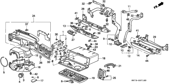 1991 Acura Integra Bulb (12V 5W) (Daiichi) Diagram for 34295538003