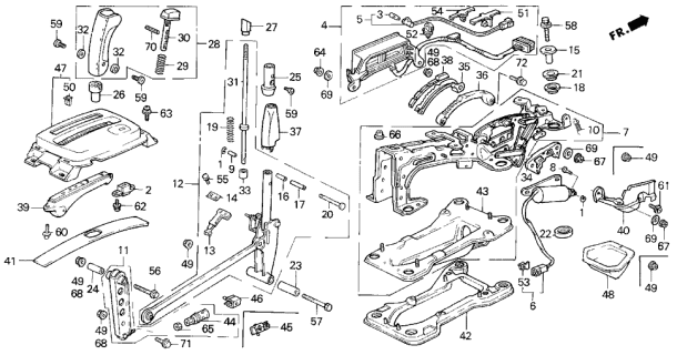 1992 Acura Legend  Nut, Hex. (6MM) Diagram for 94001060000S