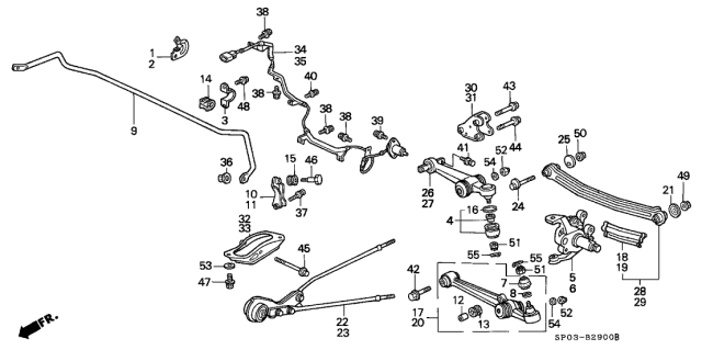 1992 Acura Legend  Bolt, Flange (6X12) Diagram for 90118958003