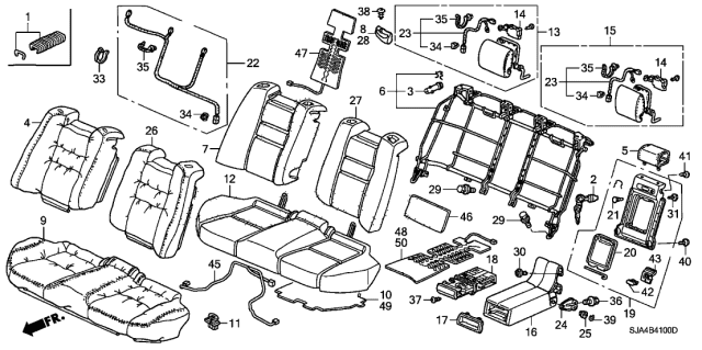2009 Acura RL Screw (4X10) Diagram for 90132SJAA01