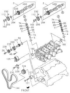 1999 Acura SLX  Bolt Sensor Diagram for 0286606200