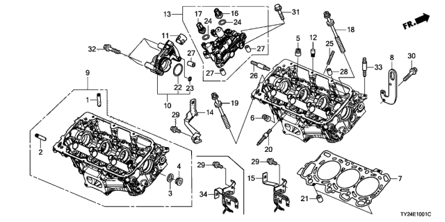 2020 Acura RLX Bolt, Stud (8X35) Diagram for 90003R40A01