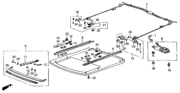 1988 Acura Legend  Nut, Flange (6MM) Diagram for 90203SB0000