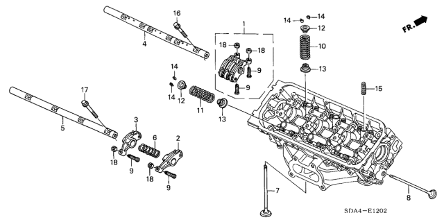 2006 Acura TL Cotter, Valve (Service) Diagram for 14781PRBA02