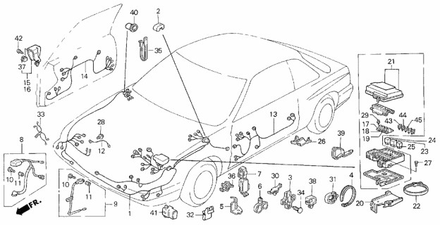 1989 Acura Legend  Screw, Tapping (5X12) Diagram for 9390315280