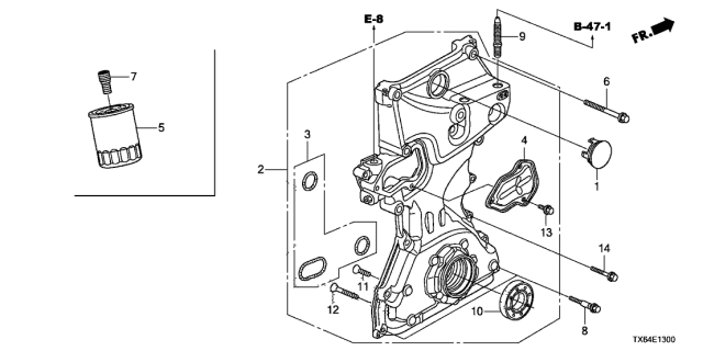 2014 Acura ILX  Bolt, Special (6X31) Diagram for 90021PNA000