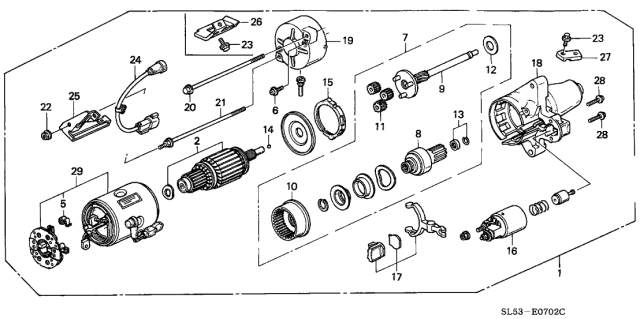 1992 Acura Vigor  Ball, Steel Diagram for 31218PY3004