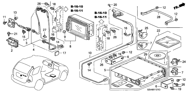 2003 Acura MDX Screw-Washer (5X8) Diagram for 938930500800