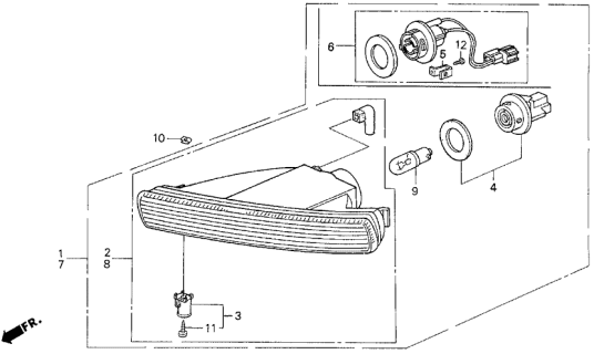 1991 Acura Legend Screw, Tapping (4X10) Diagram for 9390134210