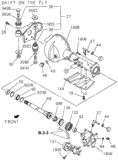 1996 Acura SLX  Gear, Clutch Diagram for 8971348571