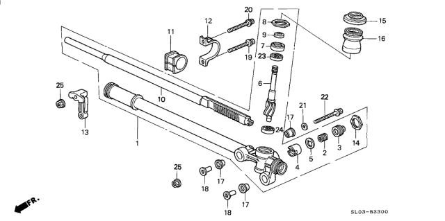 1992 Acura NSX Bolt (10X105) Diagram for 90322SL0A00