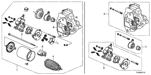 2015 Acura RLX  Plunger Set Diagram for 312305P6014