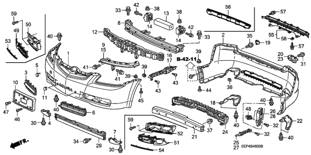 2007 Acura TL  Nut, Floating (5MM) Diagram for 90306S9V000