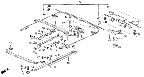 1991 Acura Legend  Screw, Pan (5X8) Diagram for 93500050080G