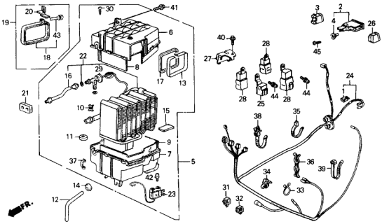 1987 Acura Integra  Band, Cable (120MM) (Black) Diagram for 90674WA8003