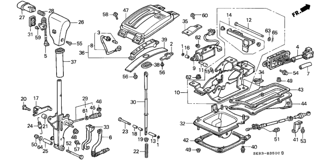 1993 Acura Integra  Screw-Washer (5X8) Diagram for 938910500808