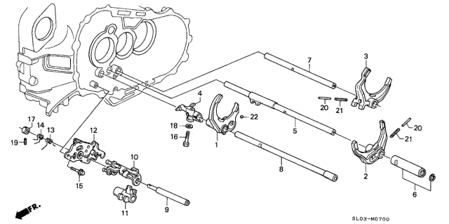1992 Acura NSX  Bolt, Special (6X22.5) Diagram for 90028PB6010