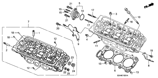 2001 Acura MDX Stay, Sensor Connector Diagram for 32113P8AA00