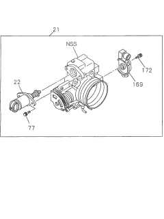 1997 Acura SLX Screw, Sensor Diagram for 8971188380