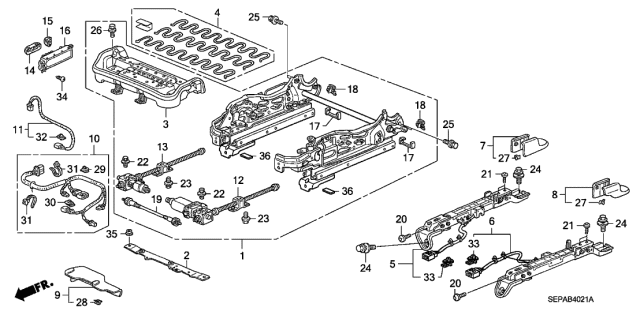 2008 Acura TL  Knob (Graphite Black) (B) Diagram for 81252SDBA71ZA
