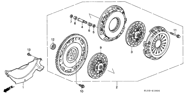 1995 Acura NSX  Bolt (12MM) Diagram for 90011PR7000