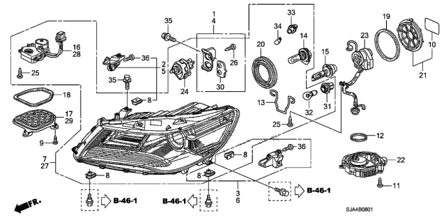 2009 Acura RL Socket (T10) Diagram for 33305S5A003