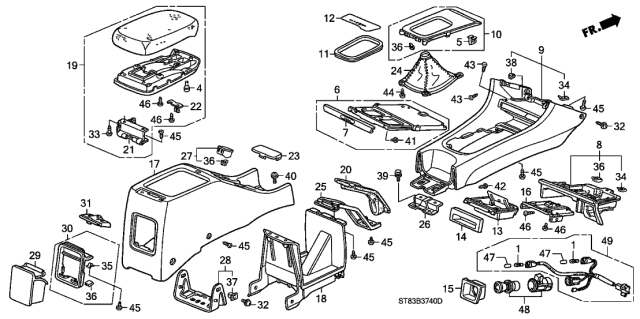 1995 Acura Integra Screw, Tapping (3X6) Diagram for 9390122020