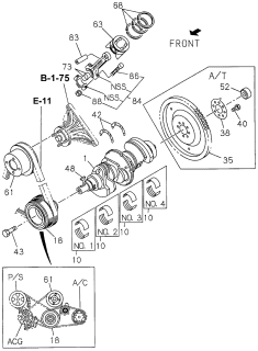 1997 Acura SLX Sleeve, Pilot Diagram for 8943846950
