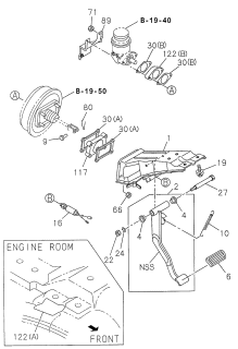 1998 Acura SLX  Washer Lock Diagram for 1099853450