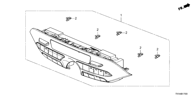 2022 Acura MDX  Contl Assembly *Nh892L* Diagram for 79600TYAA51ZA