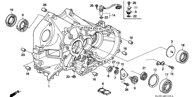 1993 Acura NSX  Bolt, Special (6MM) Diagram for 90030PG2000