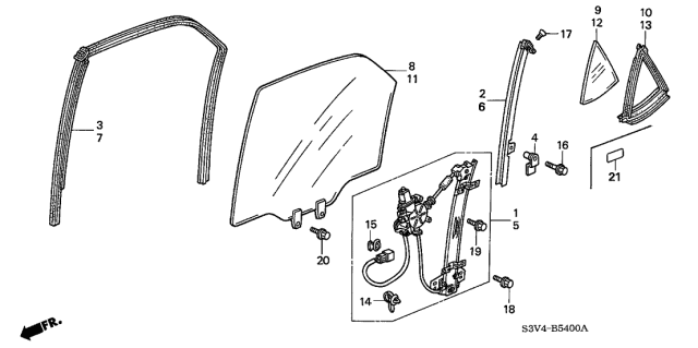 2002 Acura MDX  Bolt-Washer (6X35) Diagram for 934050603508