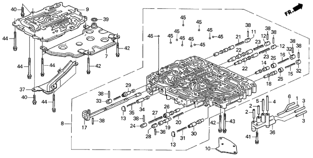1993 Acura Vigor  Pipe (50) Diagram for 22771PW4000