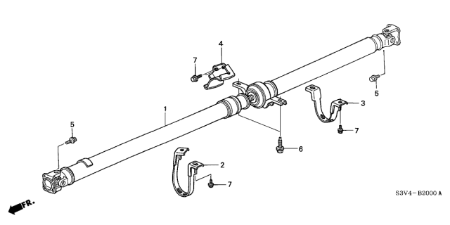 2002 Acura MDX Bolt, Flange (10X25) Diagram for 90113S3VA00