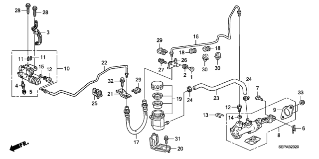 2008 Acura TL Cap, Bleeder Diagram for 45353S3Y003