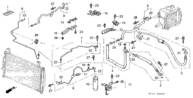 1994 Acura Integra Cap, Valve (L) (Parker) Diagram for 80866ST7A11