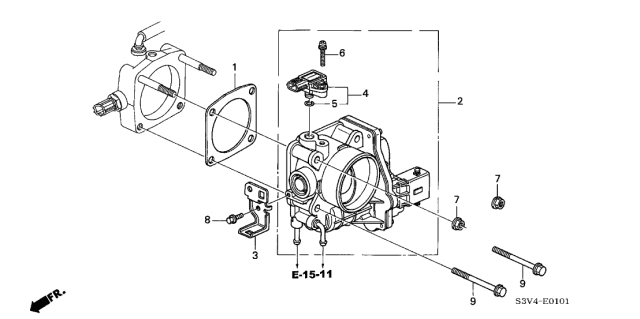 2006 Acura MDX  Screw-Washer (5X20) Diagram for 90001RDJA01