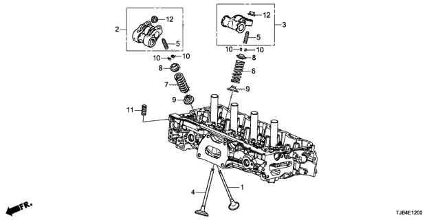 2019 Acura RDX Valve Set, Exhaust Diagram for 06147RPYG00