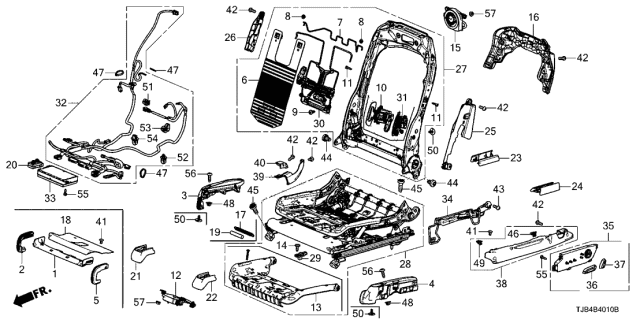2021 Acura RDX  BAND, WIRE Diagram for 90650TV1003