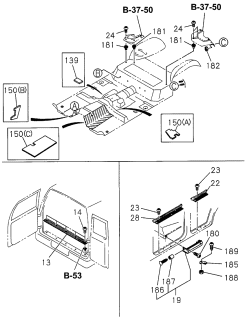 1997 Acura SLX  Grommet Diagram for 8942033260