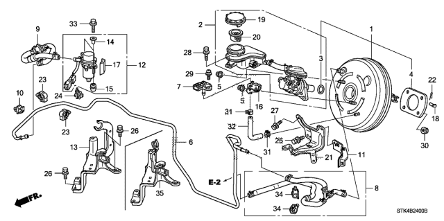2012 Acura RDX  Cap, Protection Diagram for 46469STKA00