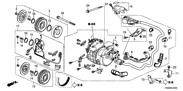 2013 Acura ILX Hybrid  Stay A, Holder Diagram for 38876RW0A00