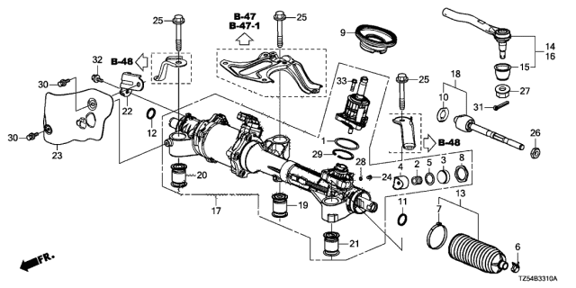 2016 Acura MDX Bolt, Flange (12X80) Diagram for 90182TA0A00