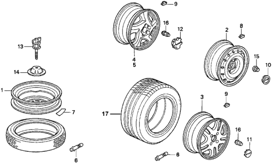 1996 Acura TL  Weight, Balance (10G) (Plombco) Diagram for 44721S5AA01