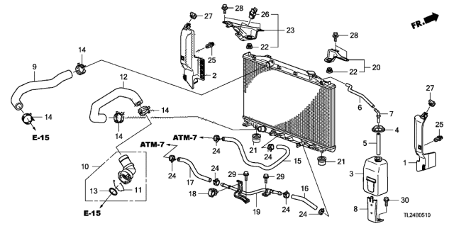 2010 Acura TSX  Wire Diagram for 19506RAAA01