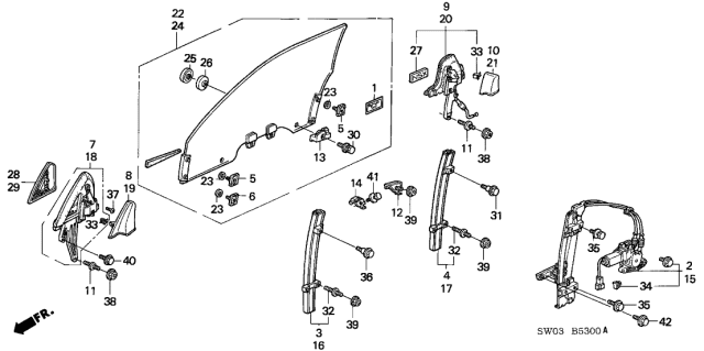2002 Acura NSX Label, Immobilizer & Security Diagram for 39885S5AA11