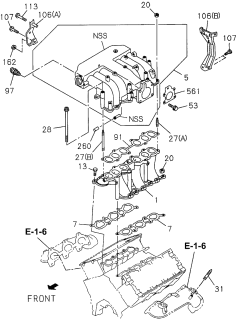 1996 Acura SLX  Bolt (8X40) Diagram for 0280808400