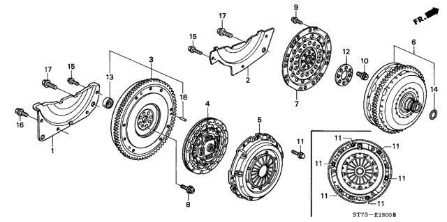 1994 Acura Integra Bolt, Twelve Point (8MM) (Tokai Trw) Diagram for 90034689000