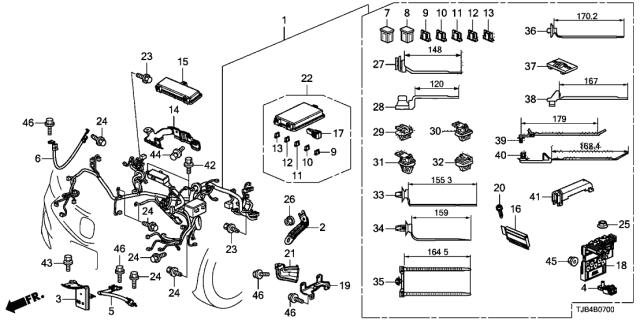2019 Acura RDX  Bolt-Washer (6X20) Diagram for 934040602008