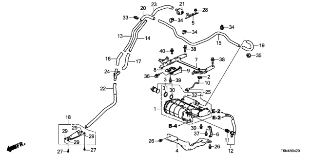 2019 Acura NSX  Tube, Drain (D) Diagram for 17748T6NA01